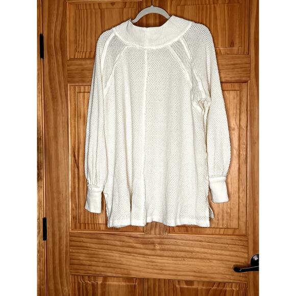 Free People Cream Textured Sweater - Picture 4 of 11